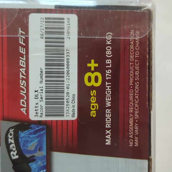 NWT Razor Jetts DLX Heel Wheels Blue - Picture 8 of 13